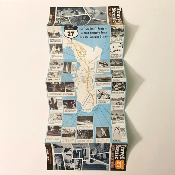 Vintage Florida Travel Scenic Attractions and Webbs Monroe Station Brochures - Picture 10 of 11